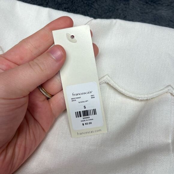 NWT Raye Scalloped Strapless Mini Dress Size Small from Francesca’s - Picture 5 of 7